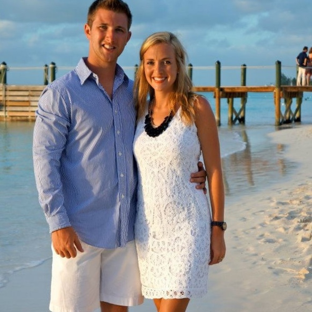 White/Cream Banana Republic Dress